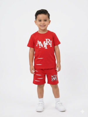 Ensemble d'Été 2 Pièces pour Enfant – Style Streetwear "AMRI"